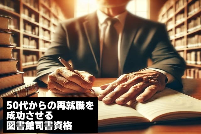 50代からの再就職を成功させる図書館司書資格の魅力